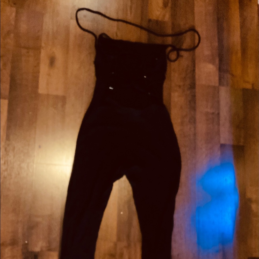 Black pantsuit